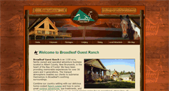 Desktop Screenshot of broadleafranch.com