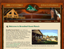 Tablet Screenshot of broadleafranch.com